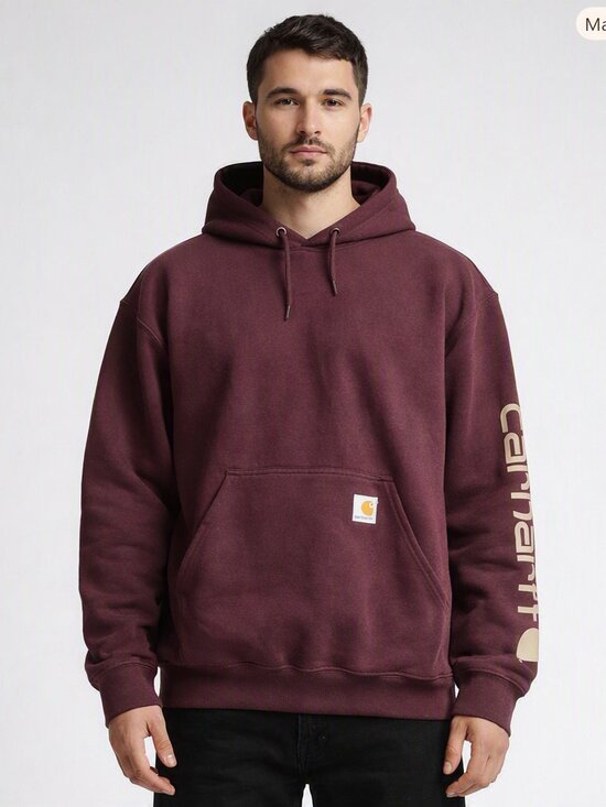 Carhartt Other - Carhartt Loose Fit Midweight Logo Sleeve Graphic Hoodie Size L